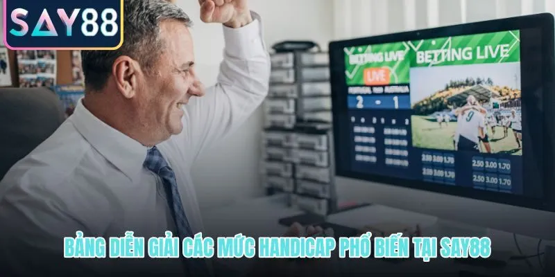 Bảng mức handicap phổ biến và cách quy đổi kết quả cược tại SAY88