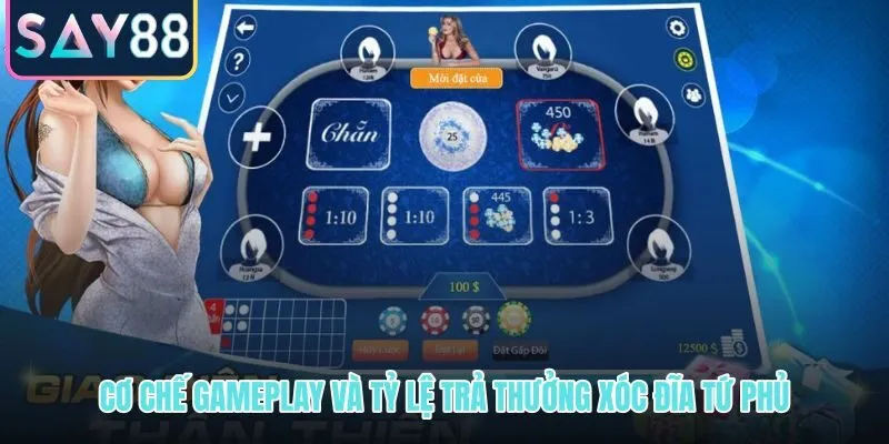 Cơ chế đặt cược xóc đĩa Tứ Phủ SAY88 nhịp nhanh tỷ lệ rõ ràng