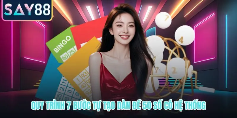 Quy trình tạo dàn đề 50 số bất bại có hệ thống trên SAY88