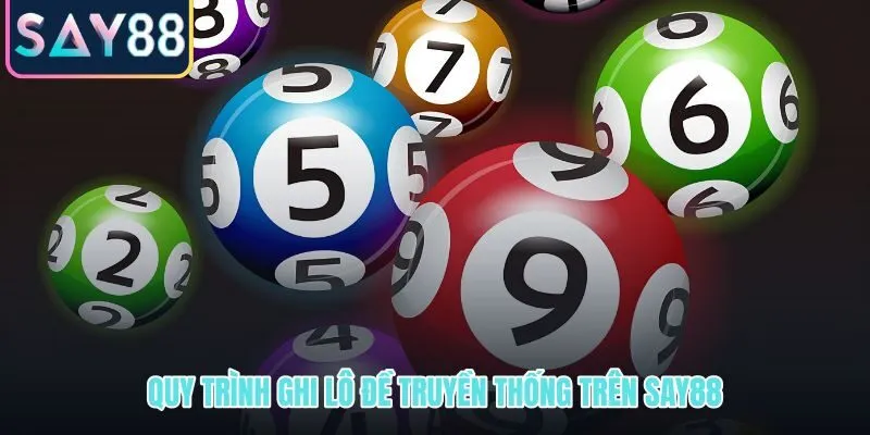 Quy trình ghi lô đề truyền thống từng bước trên SAY88