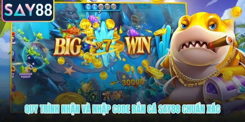 Quy trình nhập code bắn cá SAY88 từ nguồn đúng đến kích hoạt thưởng