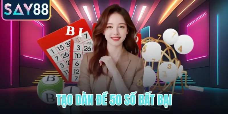 Tạo dàn đề 50 số bất bại