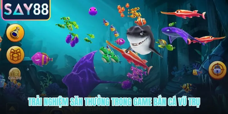 Game bắn cá Vũ Trụ với thiên hà rực rỡ và đích ngắm phân tầng hấp dẫn